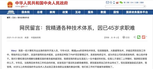 技术服务之困 45岁程序员的求职困境